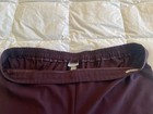 Catherine’s 4X  30/32 Burgandy Dress Pants Wide Bottom Stretch Waist Pleated — photo 3