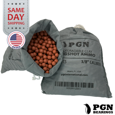 #ad 3000 3 8quot; Inch Biodegradable Slingshot Ammo Precision Hard Clay Balls $26.85