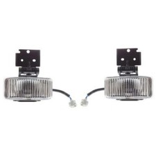 Set Of 2 Clear Lens Fog Light For 97-98 Jeep Grand Cherokee Lh Rh Capa W Bulb