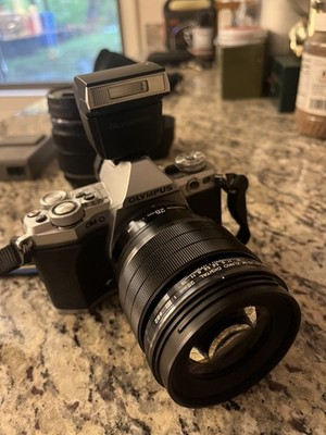 Professional Olympus OM-D E-M5 Mark II Kit   Weather-Sealed with 2 PRO Lenses.