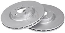 2x A.B.S. Coated Disque de frein Avant pour FIAT 500L (351, 352) 284mm 18234