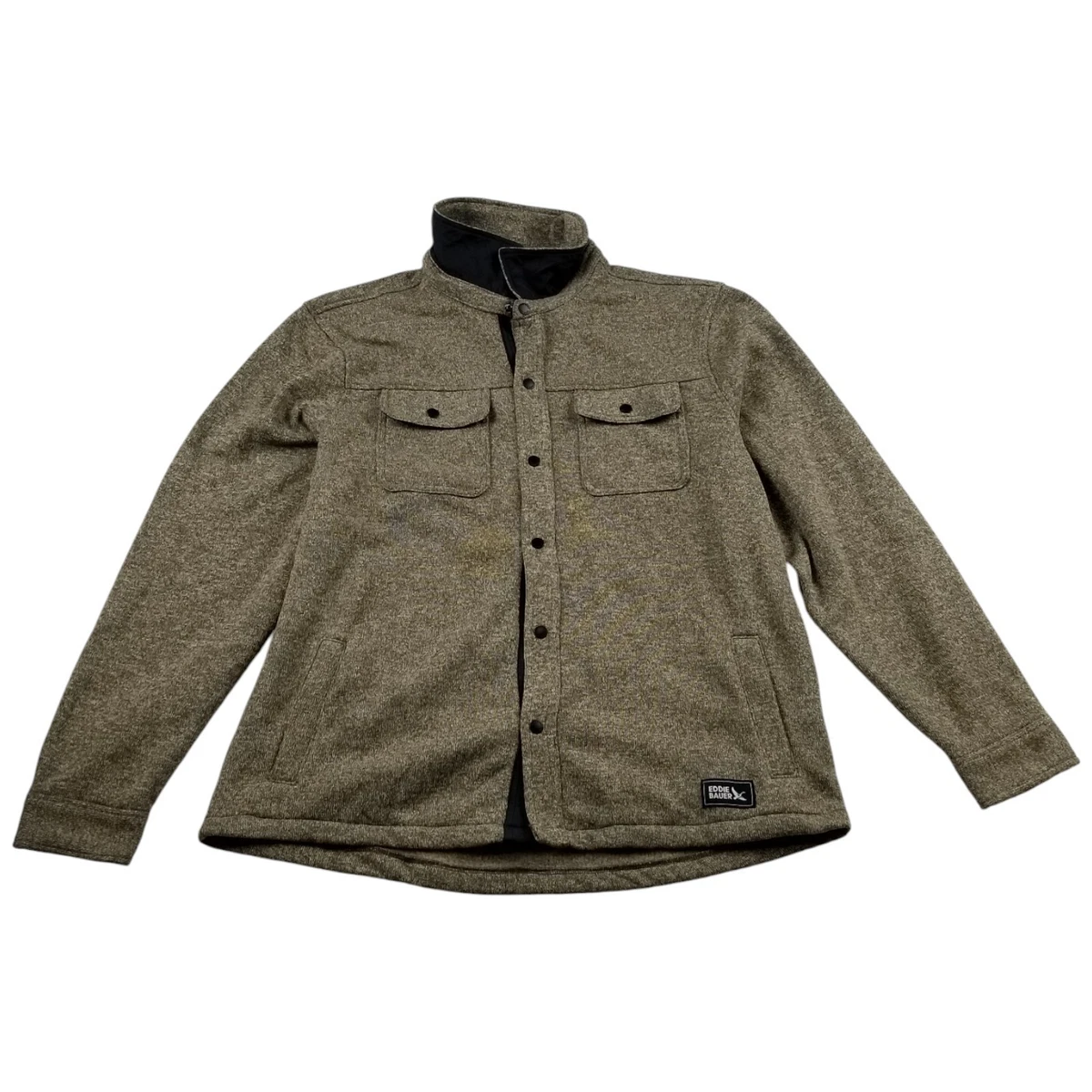 Eddie Bauer Campfire Bonding Flannel Jacket in Red