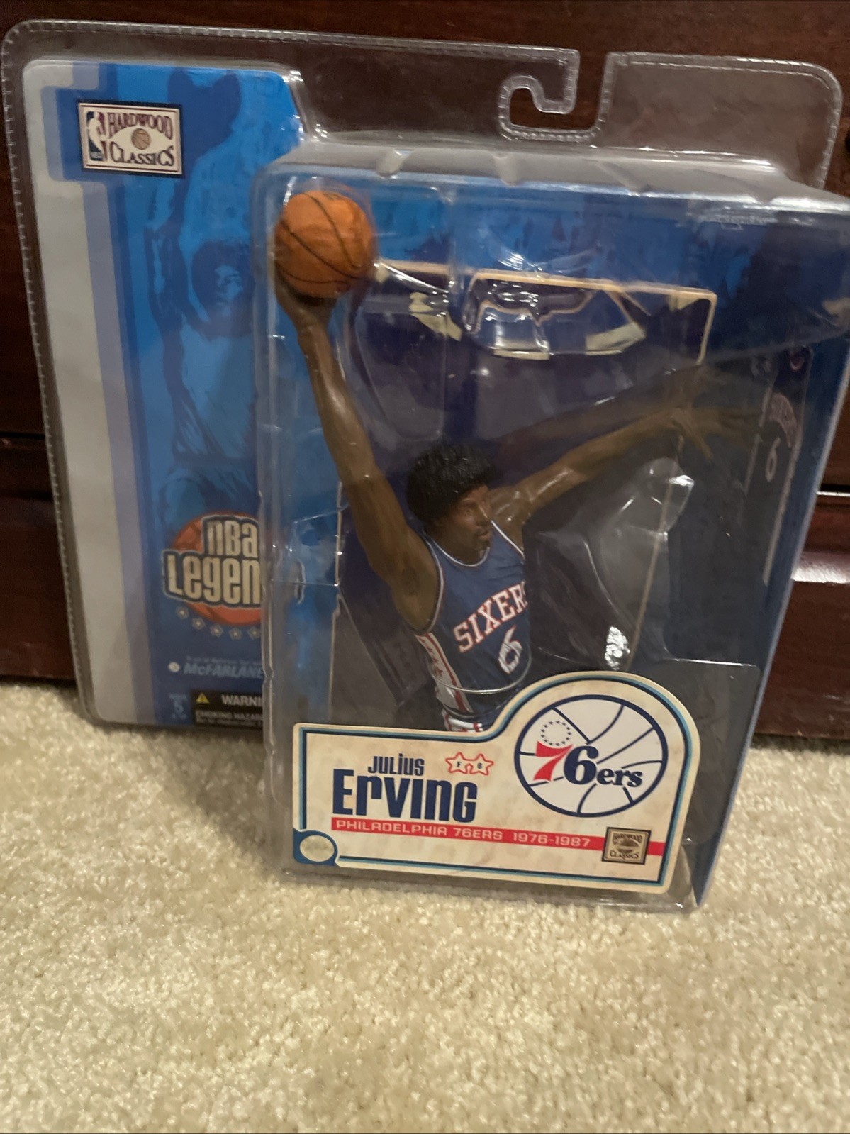 McFarlane Toys NBA Basketball Legends Series 1 Julius Erving