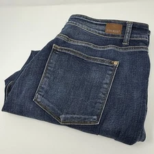 Judy Blue Jeans Women Plus 22W Skinny Fit Capri Blue Denim JB72105MDPL