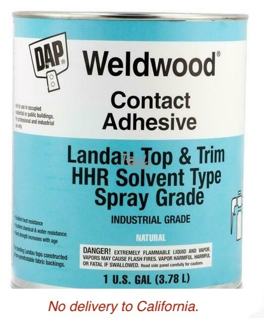 Dap Weldwood Contact Cement Adhesive & Landau Top HHR Solvent Spray 1 Gallon