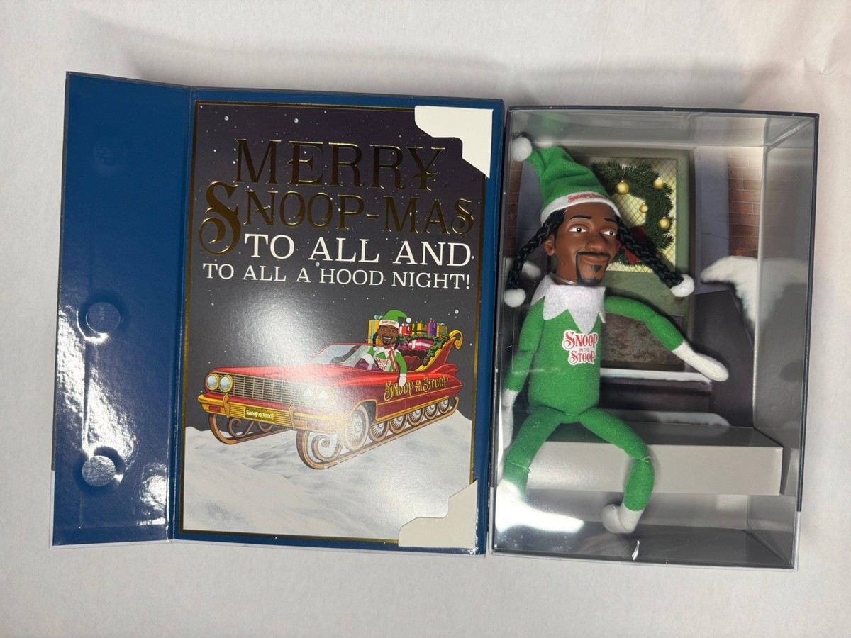 Snoop Dogg 10.5 Snoop On The Stoop Holiday Doll Collectible Figure