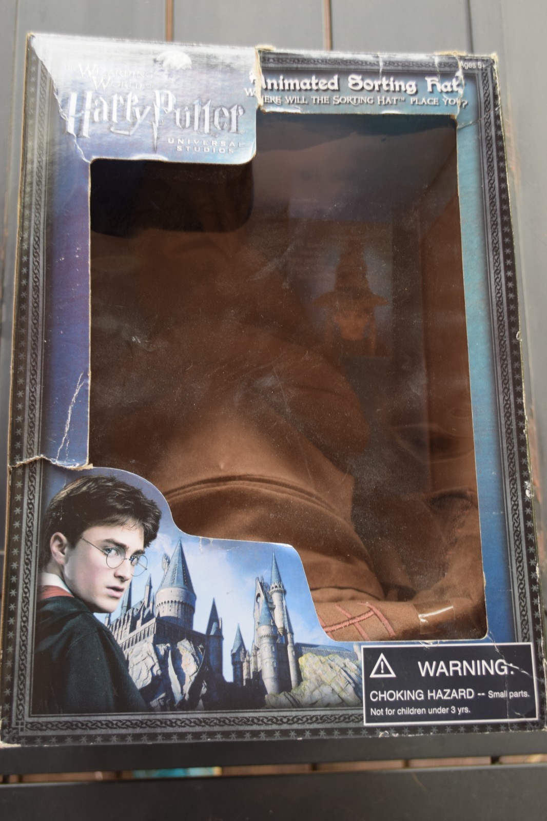 Universal Studios Wizarding World of Harry Potter Animated Sorting Hat Open Box!