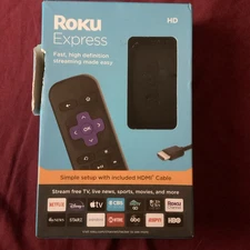Roku Express HD Streaming Media Player - Black