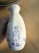 Vintage Dutch Holland Ceramic I'M A LEFT HANDED SOUTHPAW PITCHER  Luck Happiness