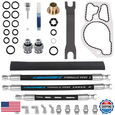 #ad Yoursme High Pressure Oil Pump Hpop Hoses Lines Kit Crossover Line Master $108.32