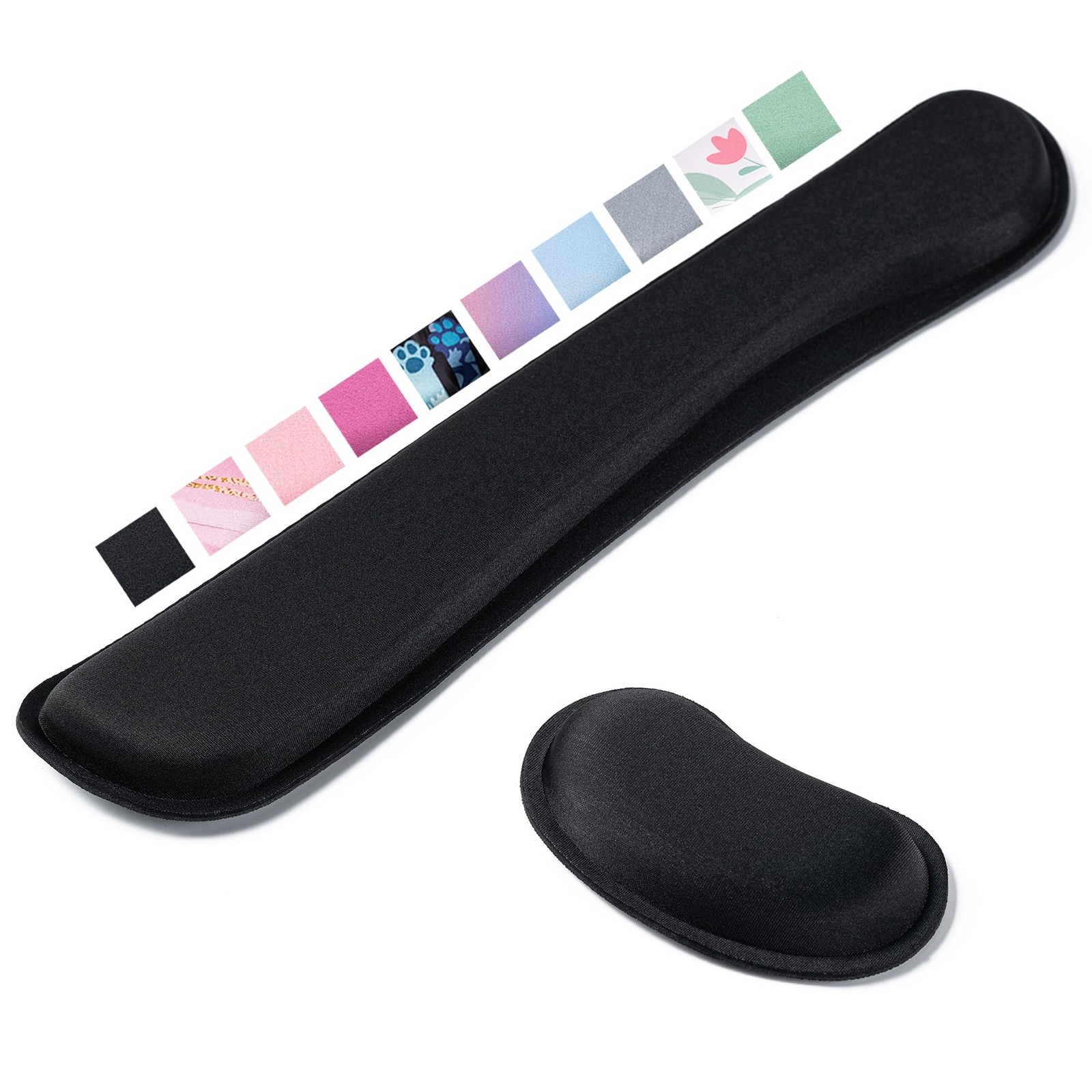 Keyboard Wrist Rest,Ergonomic Wrist Rest,Superfine Fabric and Gel Memory Foam...