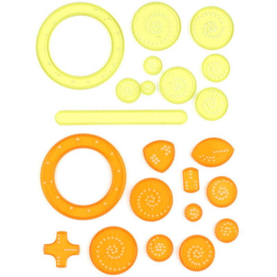 22x Spirograph Zeichen Set   Spiral Designer für Kinder & Erwachsene, kreatives 
