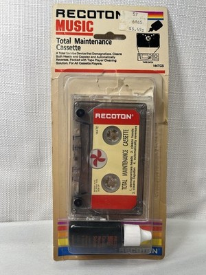 Vintage Recoton Deluxe Cassette Care Kit NEW