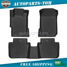 Tpe Floor Mats Fits Honda Accord Sedan 2003-2007 All Weather Liners Waterproof
