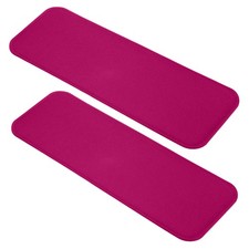2PCS 13.8 x 5.1 Inch Felt Base Shaper for Handbag  Tote Bag  Purse Rose Red 