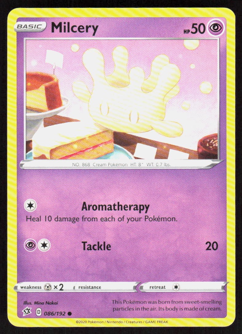 Milcery 086/192 Common SWSH02: Rebel Clash NM