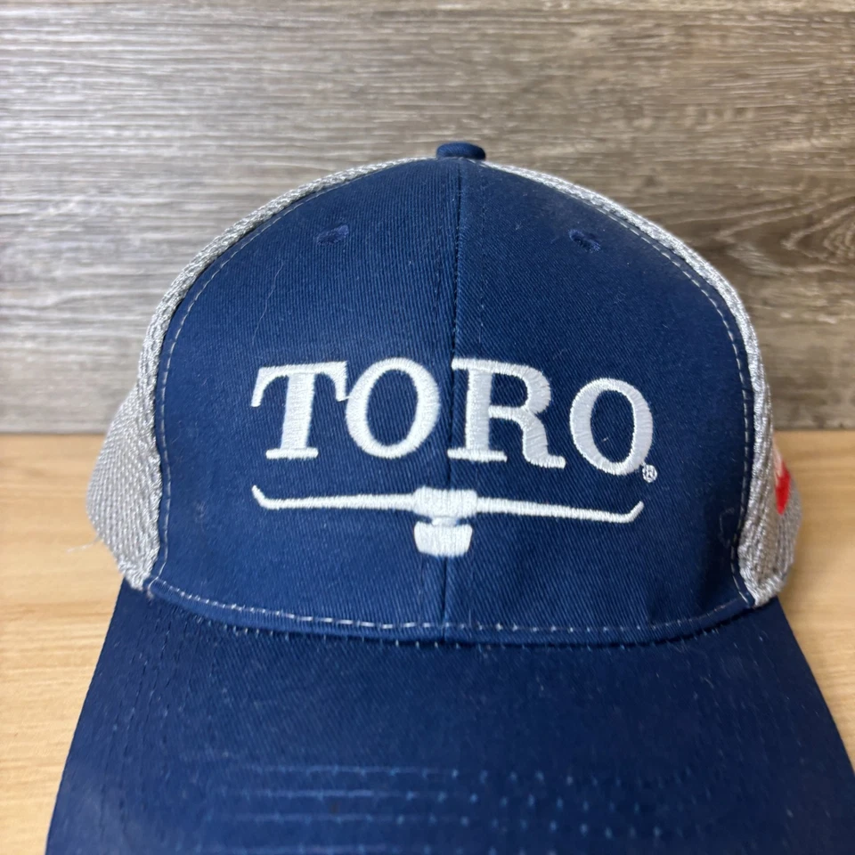 Boné TORO chapéu alça traseira azul cinza bordado masculino - Imagem 2 de 4