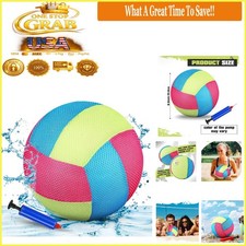 Waterproof 8.5 Inch Pool Volleyball with Grip Technology for Adults Outdoor I...