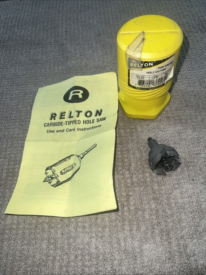 RELTON TG-22 1-3/8'' Thin-Gauge Carbide Hole Saw 1/4'' Cut Depth - Light Use