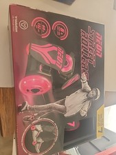 Neon Street Rollers Light Up Wheels Clip on skates PINK by Y-Volution NIB