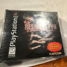 Capcom Resident Evil 2 PS1 Complete CIB 2 Discs DualShock Compatible M 1998