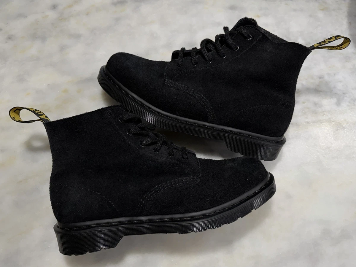 Dr. Martens Black Suede Boots for Men for Sale | Shop New  display picture 3