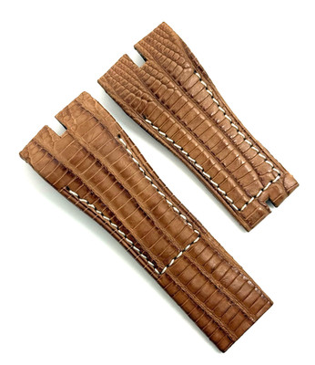 Roger Dubuis Easy Diver 27mm x 21mm Brown Alligator Watch Strap New Authentic
