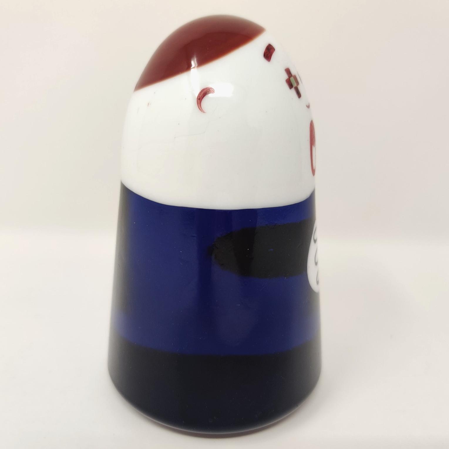 Galliano Ferro Murano Choir Singer Glass Sculpture Figure Paperweight Italian