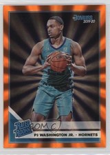 2019-20 Panini Donruss Rated Rookie Holo Orange Laser PJ Washington Jr #211 1oz2