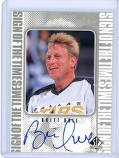 BRETT HULL 1998-99 UD SP AUTHENTIC HOCKEY 