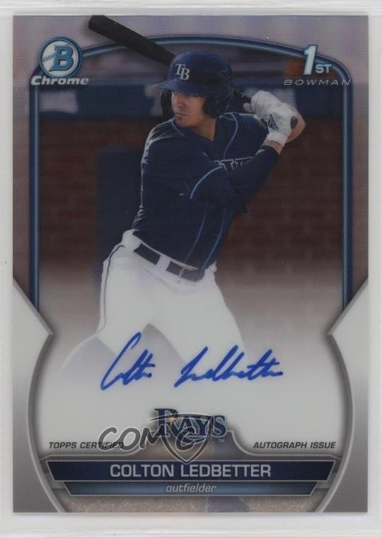 2023 Bowman Draft Chrome Prospect Refractor /499 Colton Ledbetter #CDA-CL Auto