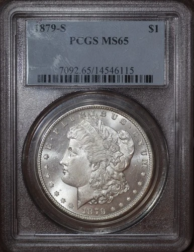 1879 S Morgan Silver Dollar $1 - PCGS MS65 - Original Gem Coin SKU#587