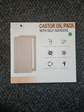10pcs Castor Oil Pack Wrap, Large, Self-Adhesive, 11.8"x6.3"  Oil Not Included 