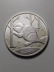 AAA Precious Metals .999 Fine Silver One Troy Ounce Round Beaver Design