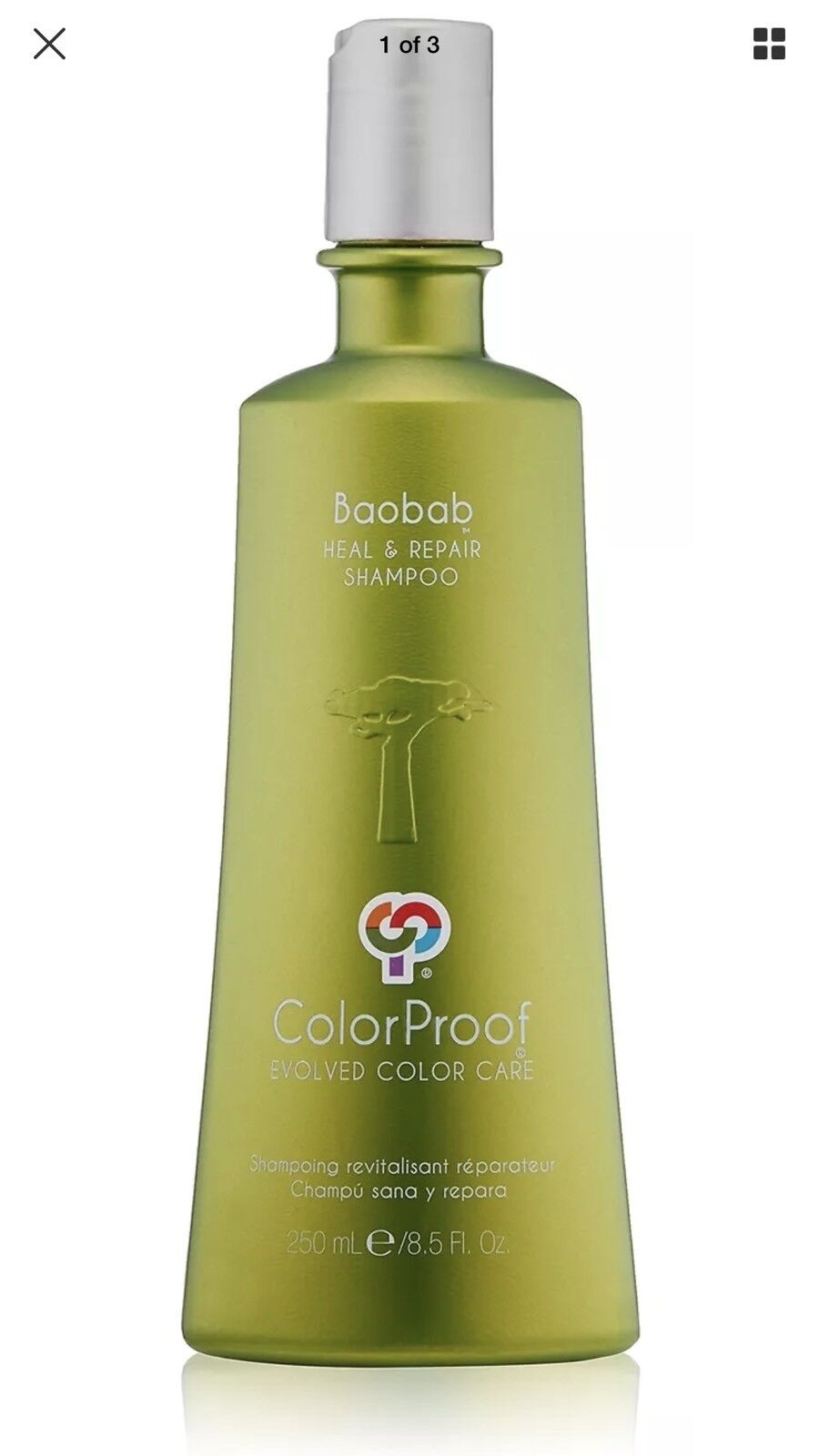 ColorProof Baobab Heal and Repair Shampoo 8.5 oz, NEW, FRESH, FREE SHIPPING