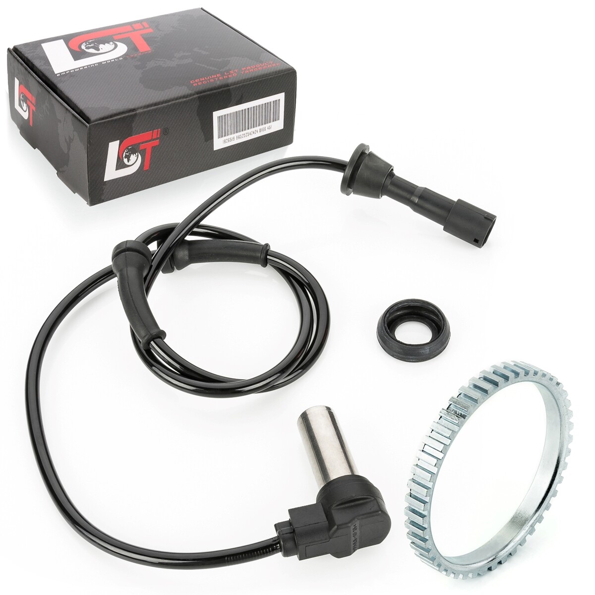 Abs Sensor and Abs Ring Set Front Axle 45 Teeth for Audi A6 C4