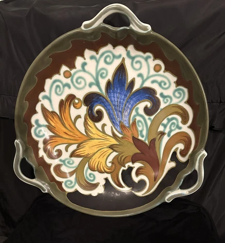 Art Deco Gouda Charger: Royal Holland 3236