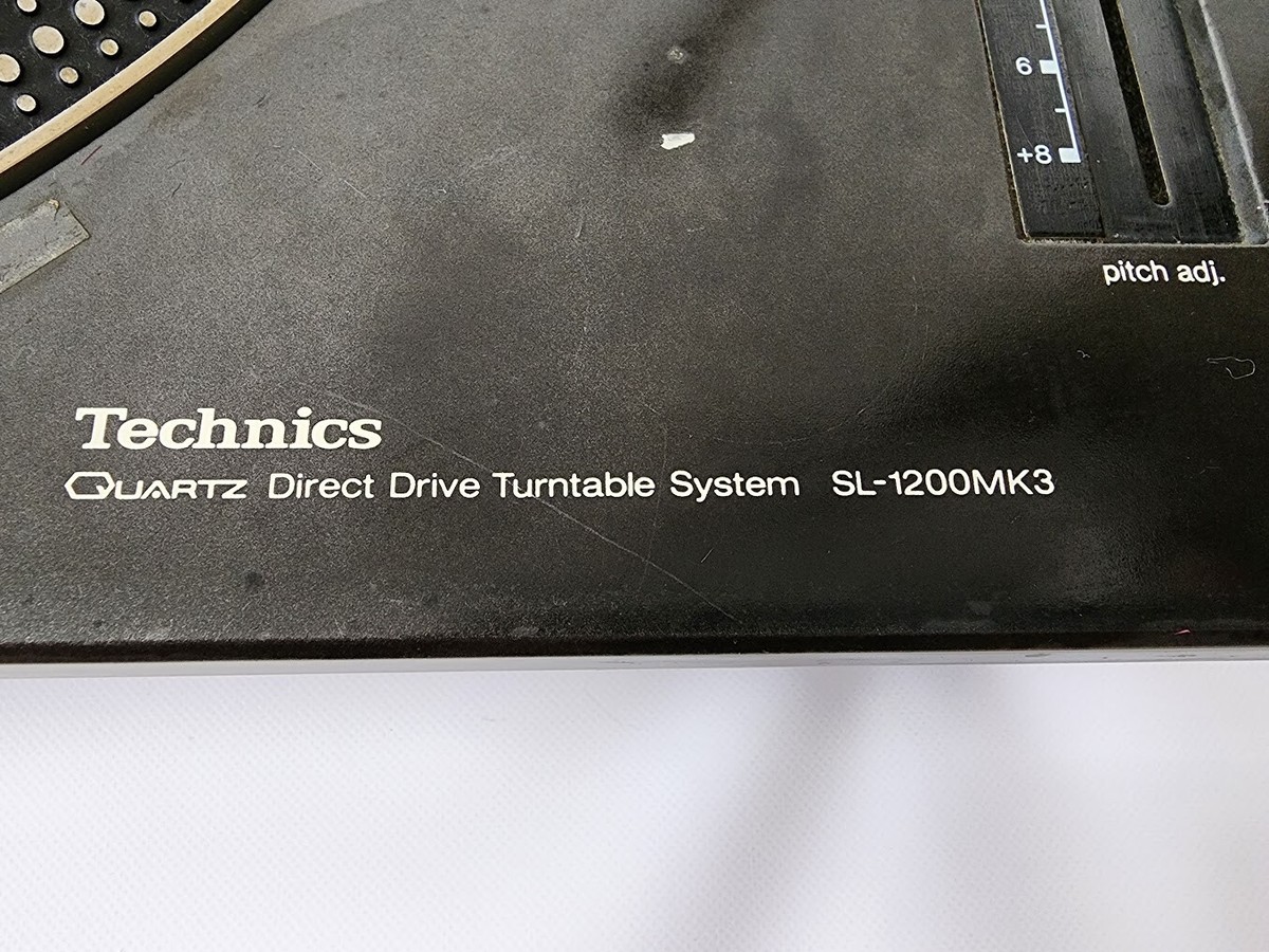 Technics SL-1200 MK3D Turntable Direct Drive Black with Dust