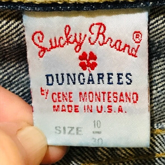 Lucky Brand Jeans Lucky You Button Fly 81LY3D1 Size 10 Women s Med Wash Straight