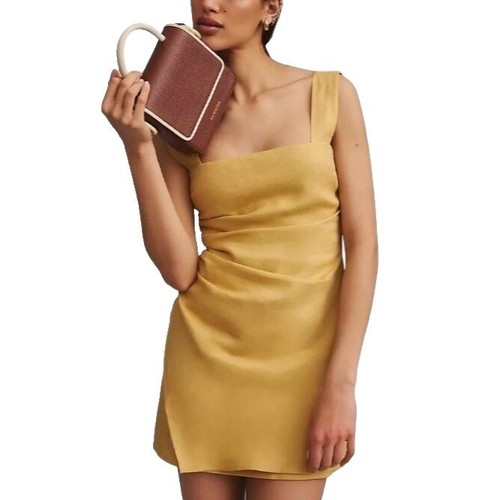 Reformation women's Jessi linen dress color Parmesan size 10 | eBay Reformation women's Jessi linen dress color Parmesan size 10 | eBay