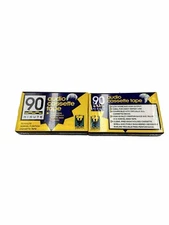 Audio Cassette Tape 2 pack 90 Minute Blank Media Conductor Series New B50