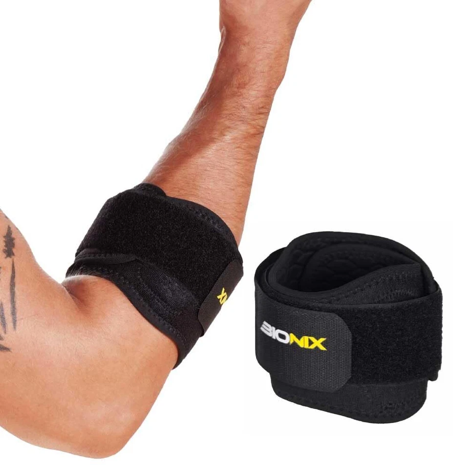 BIONIX Tennis Elbow Support Brace Compression Strap Golfer Arthritis Pain Relief Sleeve