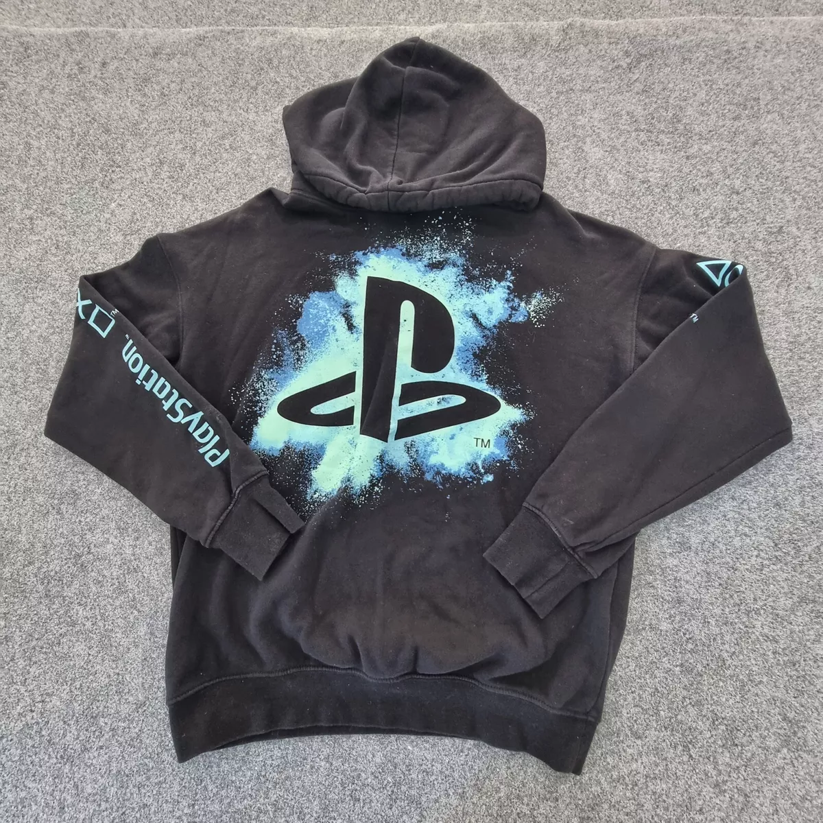 Playstation Jumper kids 13 14 black hoodie Pullover fleece winter