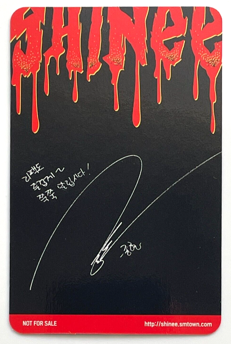SHINee Married to the Music MTTM Photocard PC 4th Full Album