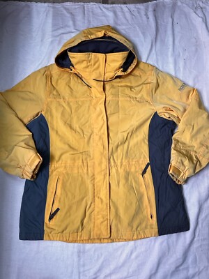 Pacific Trail X-Large Yellow Winter Jacket with HoodLined in Black