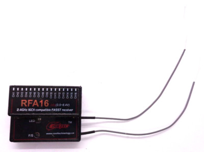 Cooltec RFA16 16 Kanal FASST Receiver Futaba kompatibel in gutem Zustand