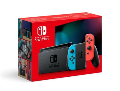 Nintendo Switch 2022 Edition 32GB Spielkonsole - Neon-Rot/Neon-Blau