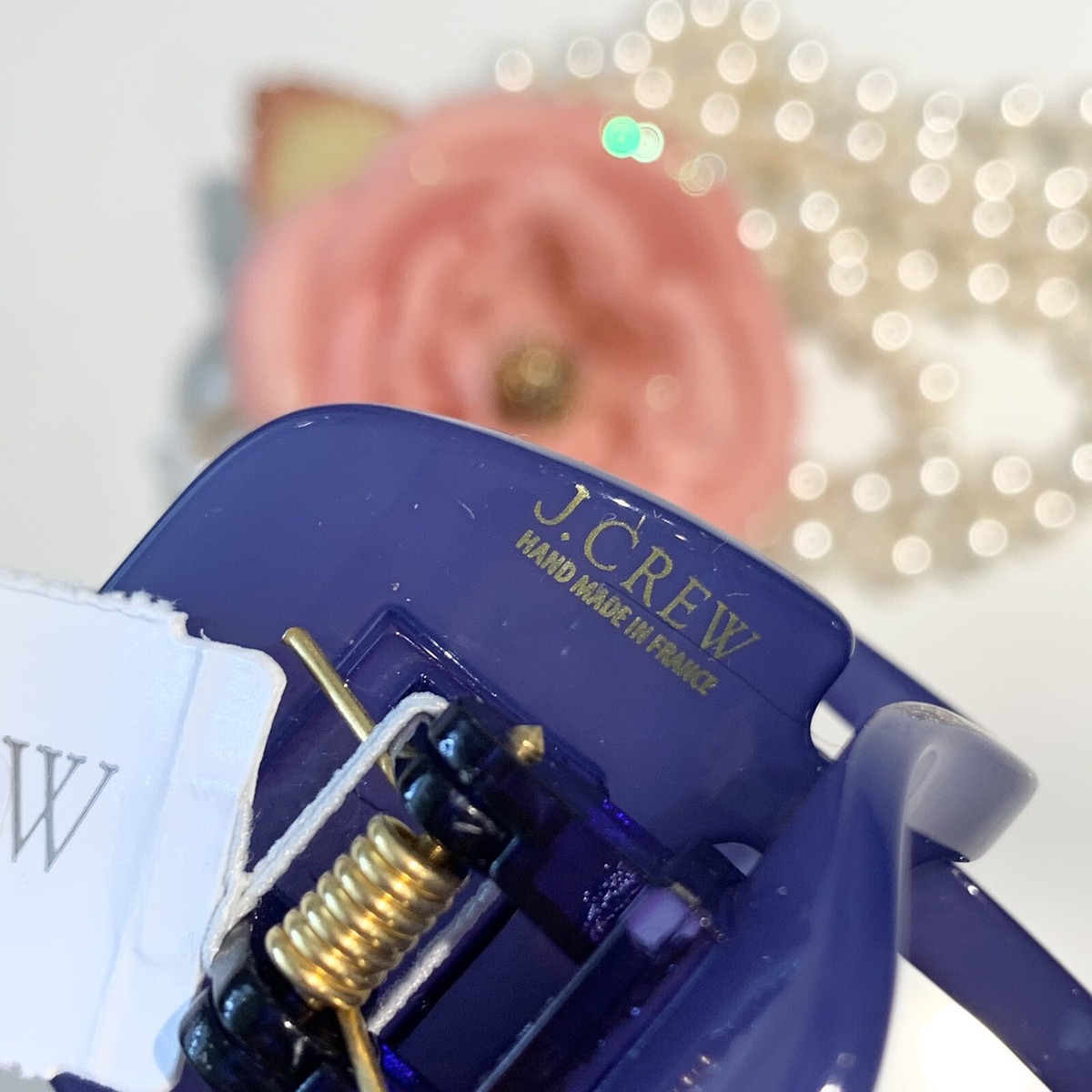 J Crew Brown MEDIUM ICE PURPLE CLAW HAIR CLIP (MADE IN 