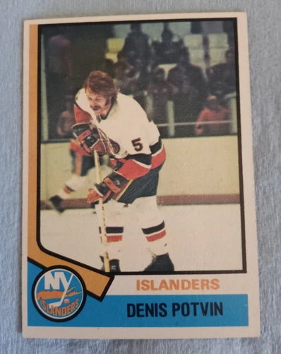 Denis Potvin 1974 Topps RC (HOF) NY Islanders #195 EX-NM