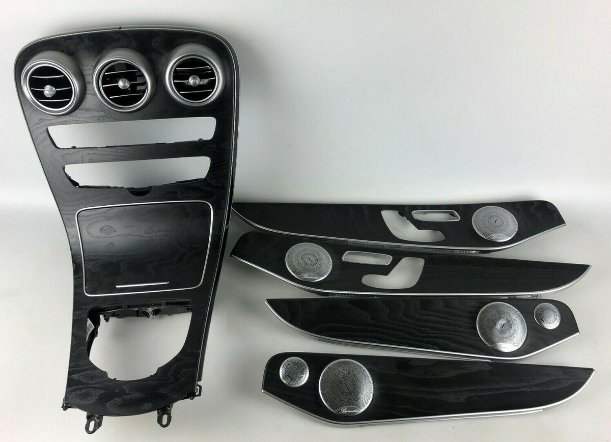 Mercedes Benz W205 Interior Dashboard BURMESTER ASH WOOD Trim 